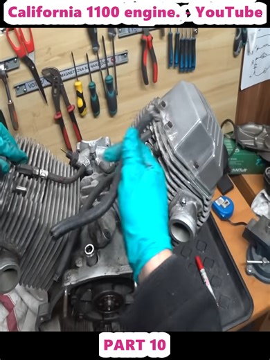 Disassembly of Moto Guzzi California 1100 Engine Explained