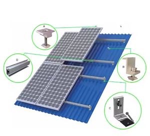 [Hot Item] Aluminum L-Feet Solar Panel Roof Mount Solar L Foot PV Mounting System for Metal Tin Roof L Feet
