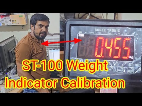 ST-100 Weight Indicator Calibration Step by Step | Easy Calibration Guide