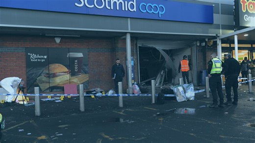 Cops hunt masked heist gang after two ATM raid bids in Glasgow and Edinburgh