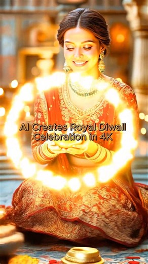 Happy Diwali 2025 AI Animation | Stunning Diya Lighting Moments | Festival of Lights