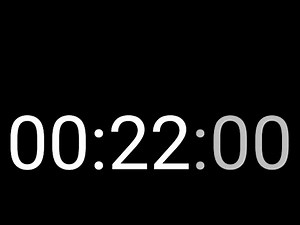22 Minute timer countdown with an alarm at the end. #22minutealarmbeep