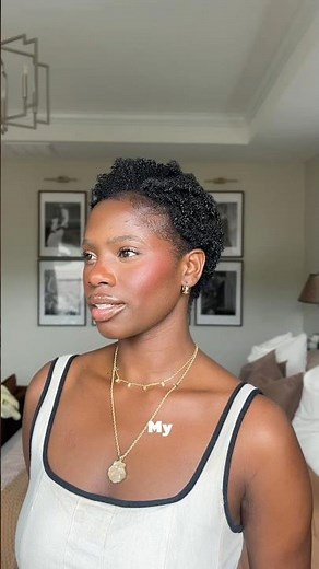 How to style short 4C hair in a wash and go