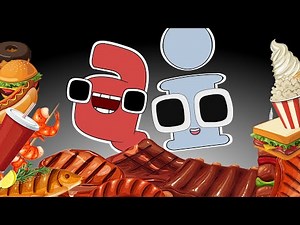 ASMR MUKBANG ANIMATION | Mukbang Fast Food, Fried Chicken, Roasted Meat | Alphabet Lore Animation