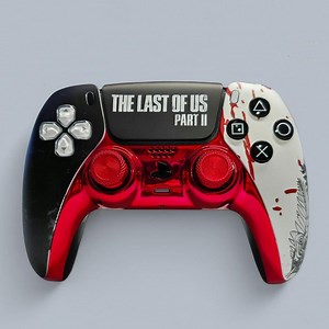 Custom PS5 Controller – "the Last of Us" Red Blood Design - Modded Dualsense - Gaming Gift - Etsy UK