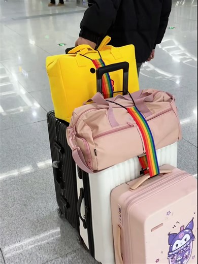 Multi-Use Strong Adjustable Luggage Connector Straps for Travel