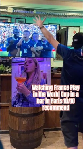 Obsessed way to watch the World Cup in Paris ⚽️🏟️ Spritzes, Soccer & Celebration #summerofgoals