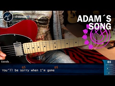 How to play Adam's Song on Guitar by Blink-182 | Complete Tutorial