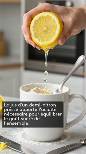 GÂTEAU AU CITRON EN TASSE ULTRA MOELLEUX : LA RECETTE RAPIDE