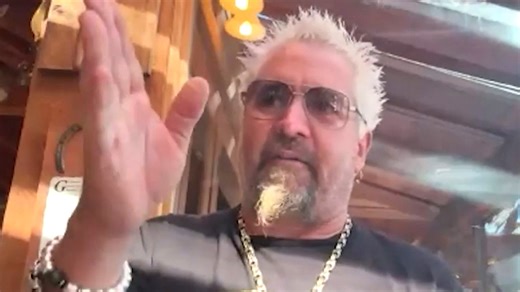 Guy Fieri reveals he tore his quad in a freak accident on the set of ‘Flavor Town Food Fight.' | Entertainment Tonight