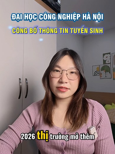 Thông tin tuyển sinh 2026 Đại học Công Nghiệp Hà Nội