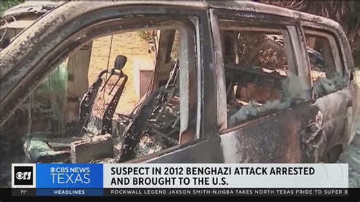 US captures suspect tied to 2012 Benghazi attack and brings him to the United States