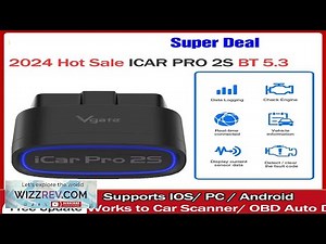 Vgate iCar Pro 2S ELM327 OBD-II Adapter Fast bluetooth V5.3 for Android/IOS/PC Review