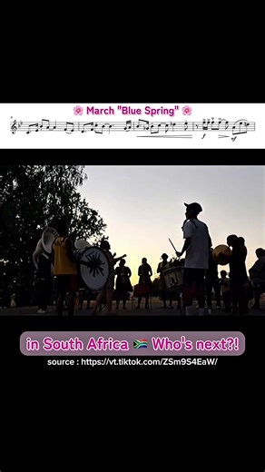 【Free sheet music】🌸March "Blue Spring"