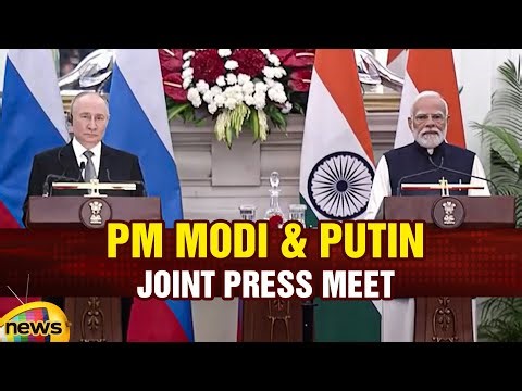 PM Modi And Russian President Putin Joint Press Meet at New Delhi | India | Russia | Mango News