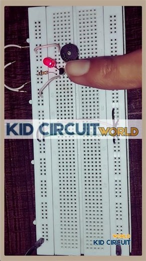 Dark Activated Alarm Circuit 🌙 | LED + Buzzer using LDR | Kid Circuit World