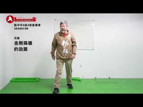 金刚捣碓劲路花絮-陈中华3级3班直播课20260108