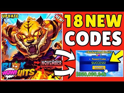 ⚠️ TIGER UPDATE! 💥 [NEW CODES] BLOX FRUITS CODES NOVEMBER 2025 | ALL WORKING BLOX FRUITS CODES 🔥