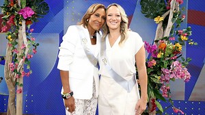 Friends and family send wedding wishes to Robin Roberts and Amber Laign