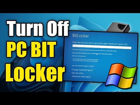 How to Turn Off BitLocker Drive Encryption on Windows 11 PC or Laptop (Best Method)