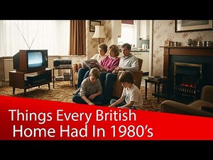Things Every British Home Had in The 1980s