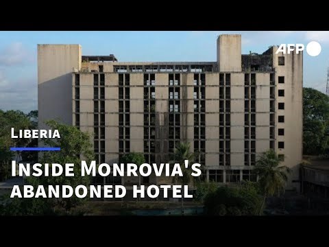 The abandoned five-star hotel in Liberia's capital | AFP