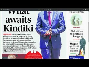 K24 TV LIVE| Kindiki Swearing In, Special coverage