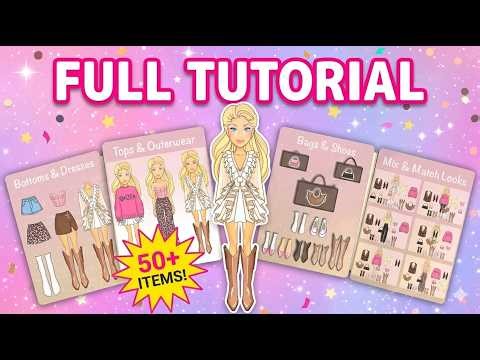 DIY kids craft Paper Dollhouse DIY Dress Up Outfit Ideas | Tutorial for Paper Dolls Step by Step