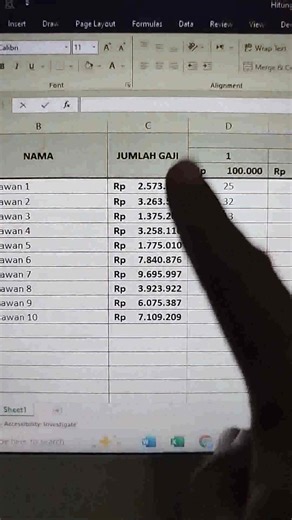 Format Aplikasi untuk Menghitung Jumlah Lembar Uang Pecahan Video ini membahas tentang cara untuk menghitung dan menentukan jumlah kebutuhan lembaran atau kepingan uang pecahan 100000, 50000, 20000 dan seterusnya dari nominal uang yang ada. Dengan cara ini maka kalian yang berprofesi sebagai bendahara gaji bisa lebih mudah dalam menentukan kebutuhan lembaran atau kepingan uang pecahan yang harus disediakan untuk membayar gaji kepada setiap karyawan. Cukup kalian gunakan aplikasi atau format yang