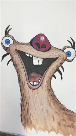 Ice Age Sid drawing #cartoon #art #drawing #shorts #iceage