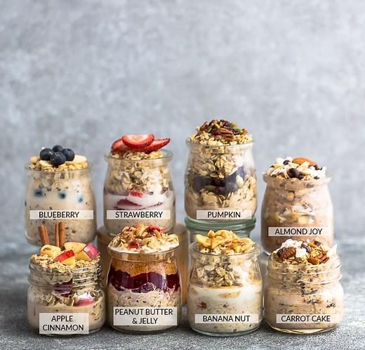 Overnight Oats with 9 Flavor Options | Life Made Sweeter