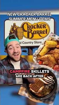 Cracker Barrel releases summer menu featuring Campfire Skillet return #food #restaurant #comfortfood