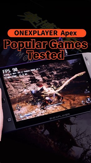 OneXPlayer on Instagram: "Onexplayer Apex delivers a surprisingly smooth handheld experience. AMD Ryzen AI Max+395, quiet liquid cooling, and the 8" 120Hz display keep everything responsive and immersive. With the 85Wh replaceable battery and flexible storage options, it feels built for gaming beyond the desk.⚡💫 #gamingconsole #handheld #amd #gamingislife"