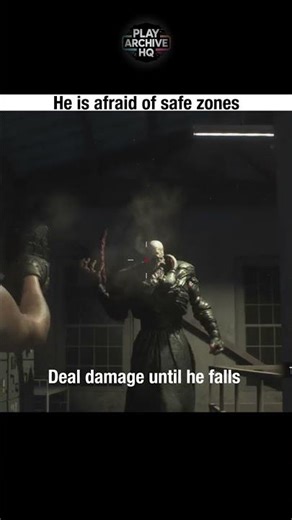 He is afraid of safe zones #residentevil3remake