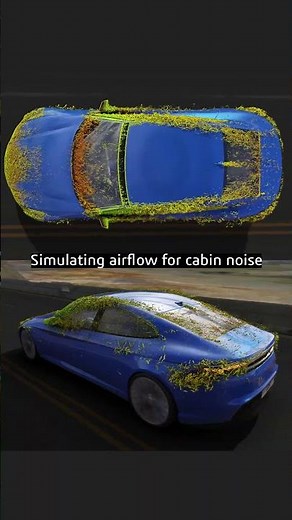 Simulating airflow for cabin noise like 🚙💨