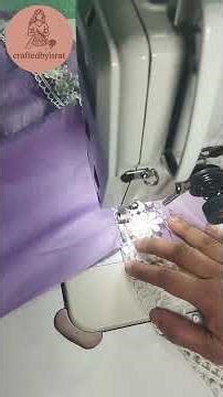 Attach lace to Pajama | Pajama Design | কাপড়ে লেইস লাগানো | #stitching #sewingtips #lace