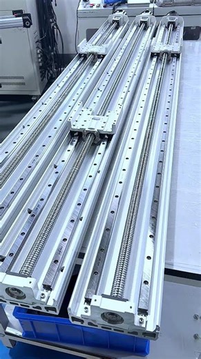 Customized Linear Motion - 2000mm Stroke Ball Screw Actuator Long Rail Guide #manufacturing #factory