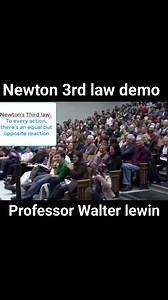 203K views · 4.3K reactions | Best Demonstrations of Newton 3rd law by Walter lewin #newtonlaws#NewtonLaws #LikeFollowShare #walterlewin #physics #reelschallengereelschallenge #reelsviralシ | The Physicist | Facebook