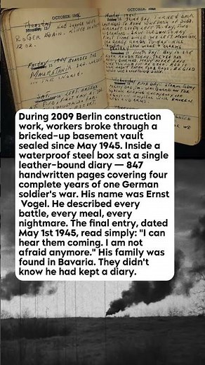 They Unsealed a WWII Vault in Berlin — It Contained One Soldier's 4-Year Diary