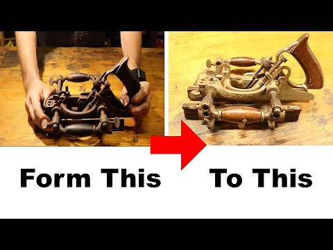 $20 - $500 Stanley 55 Woodworking Plane Restoration - Part 1