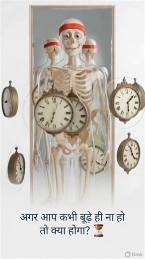 अगर आप कभी बूढ़े ही ना हों तो क्या होगा? ⏳. #time #facts #velcryonmind