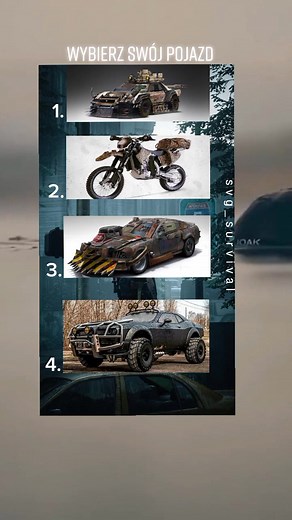 Survival Vehicles in a Zombie Apocalypse Scenario