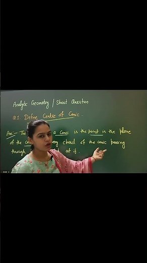 Q.-1 | Analytic Geometry and Vector Calculus