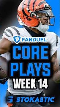 FanDuel NFL DFS Week 14 Core Plays | Sunday 12/7/2025 DFS Picks