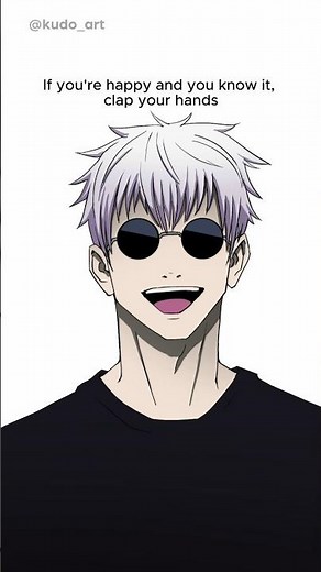 Clap your hands 😁 #jujutsukaisen #gojosatoru #jjk