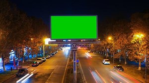 Billboard Green Chroma Key On Background Stock Footage Video (100% Royalty-free) 1006758523 | Shutterstock