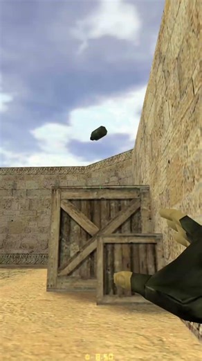 Flashing Dust2 Long in Counter-Strike 1.6