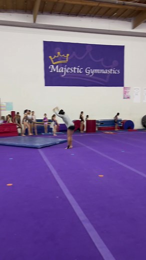 Helen's New Front Tumbling Pass for Competition Season