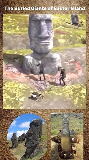 The Buried Giants of Easter Island 👀