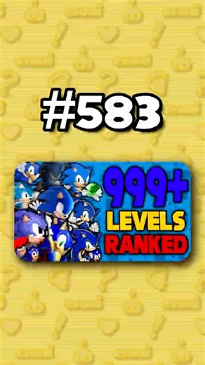 Number 583 - Ranking ALL 999+ Sonic Levels from Worst to Best #sonicthehedgehog